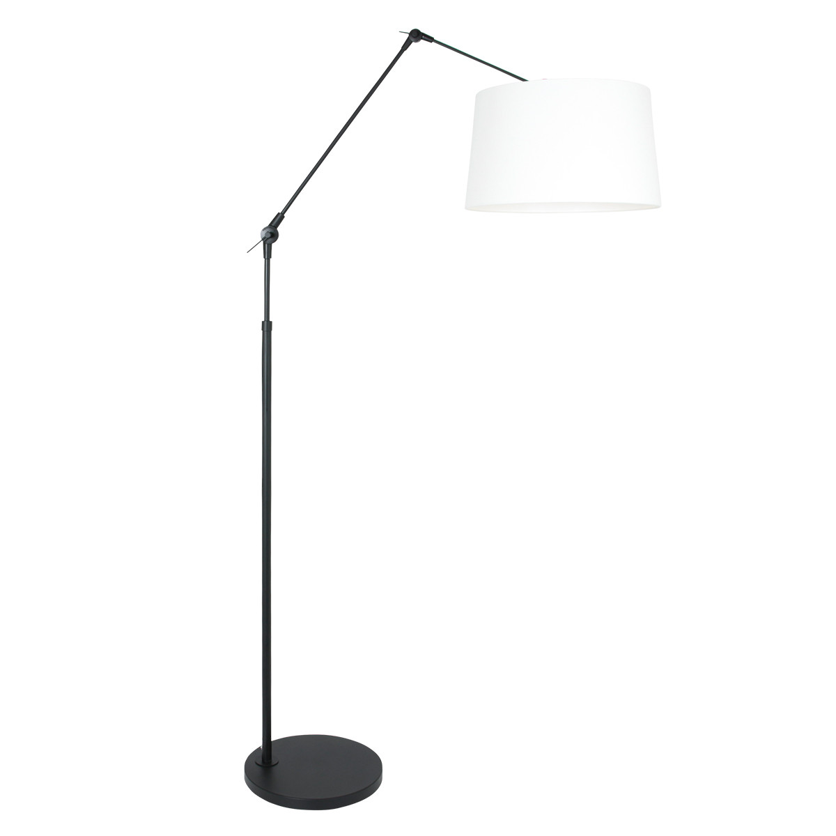 lampadaire-bras-articule-steinhauer-prestige-chic-abat-jour-lin-noir-et-blanc-8184zw