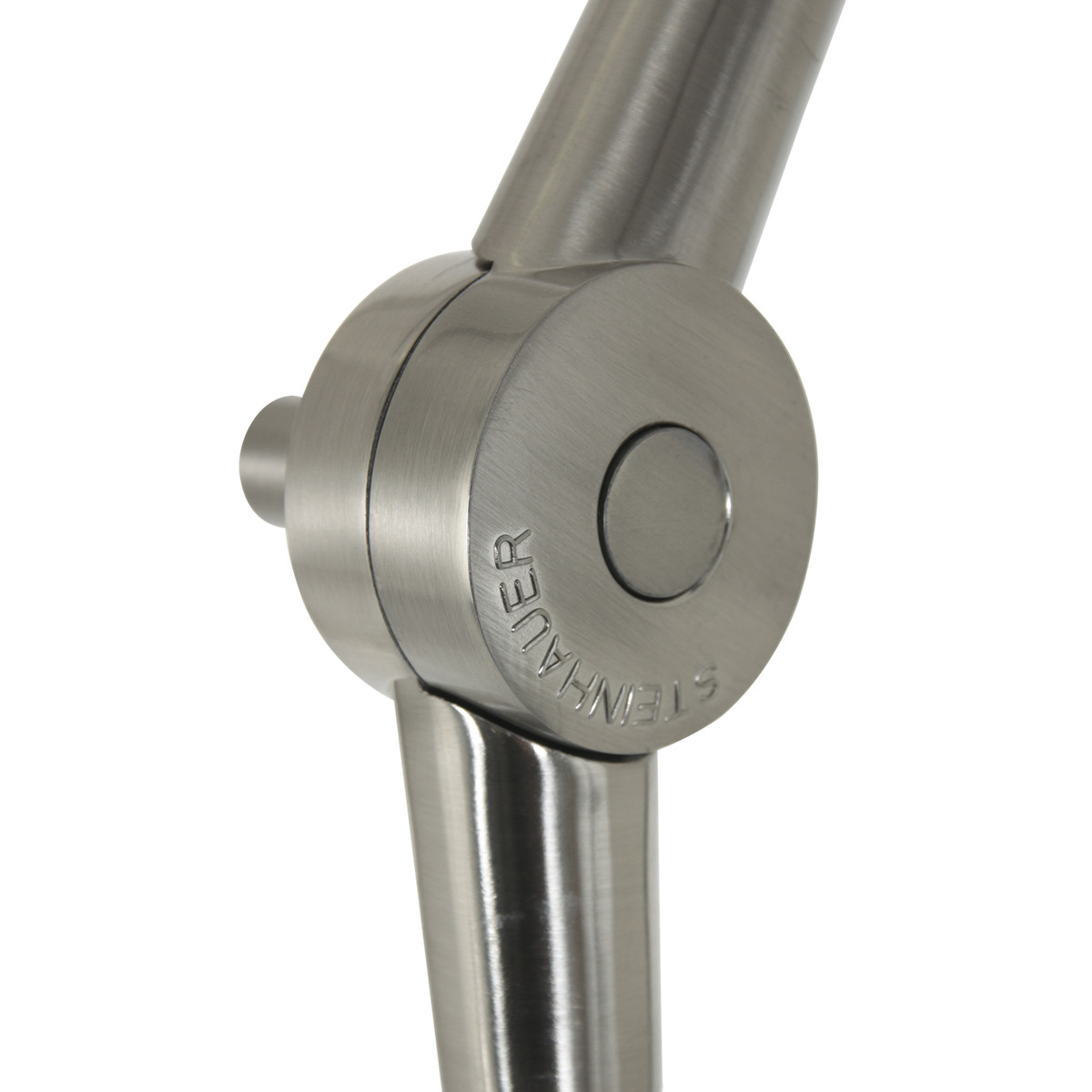 Lampadaire bras rabattable en acier Steinhauer Prestige Chic abat-jour vert – Image 14