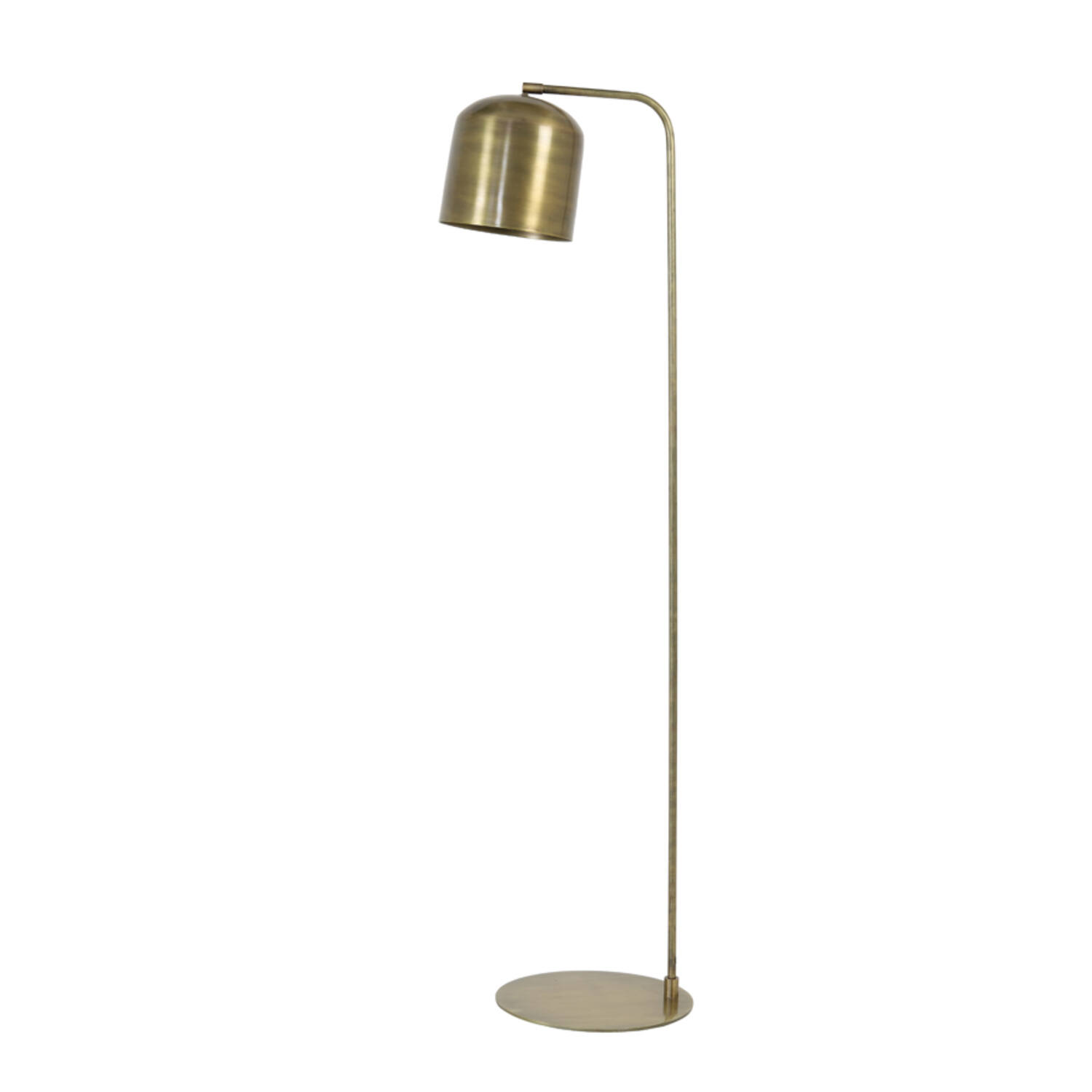Lampadaire classique doré avec base ronde Light & Living Aleso – Image 2
