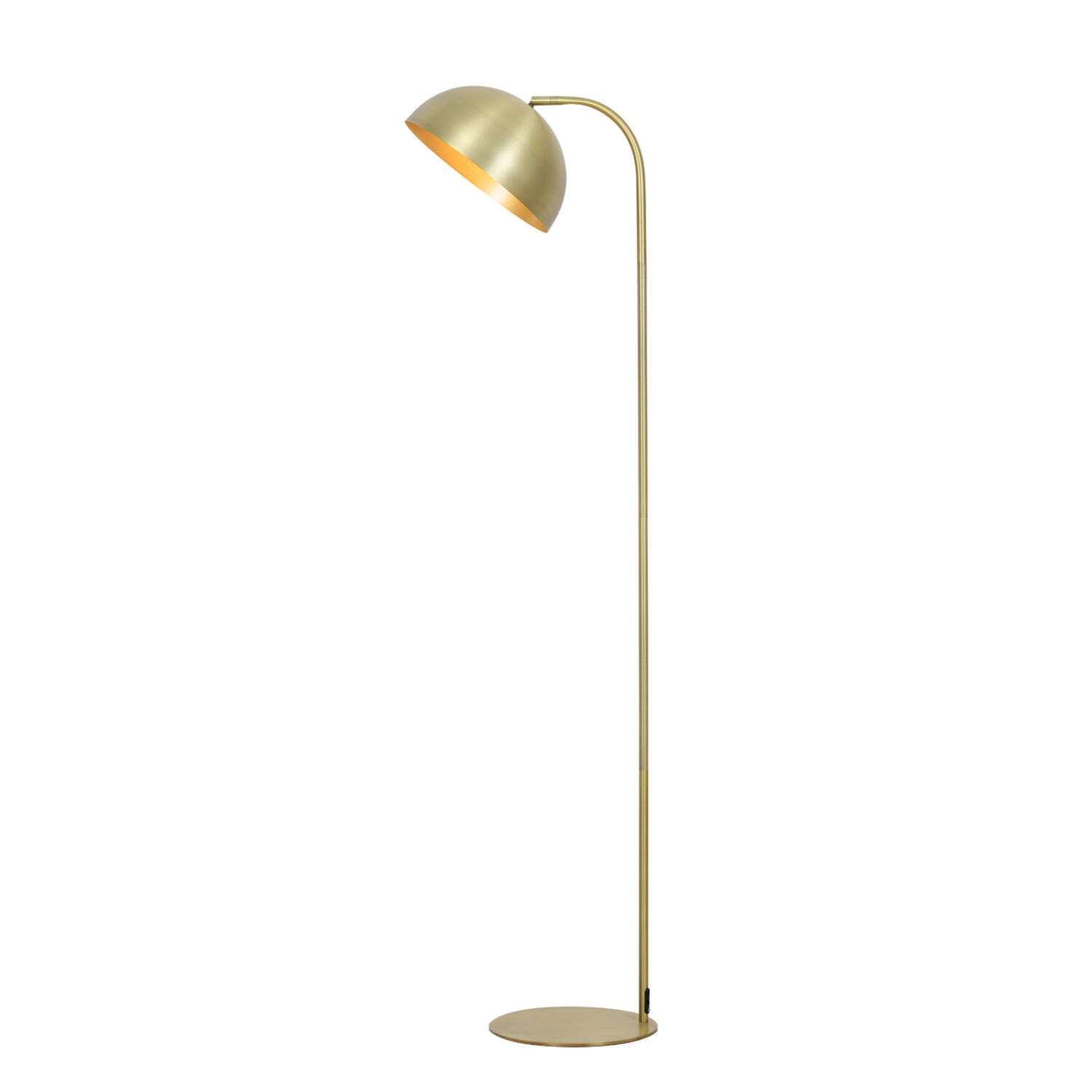 Lampadaire classique rond doré Light & Living Mette – Image 3
