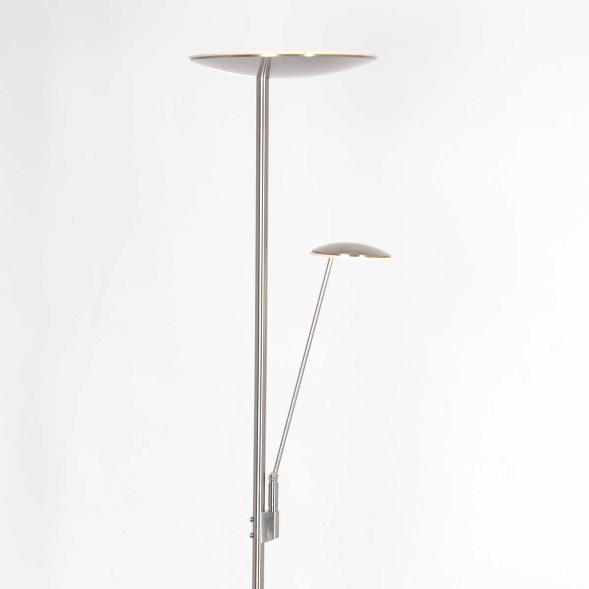 Lampadaire classique Steinhauer Daphne acier uplight – Image 4