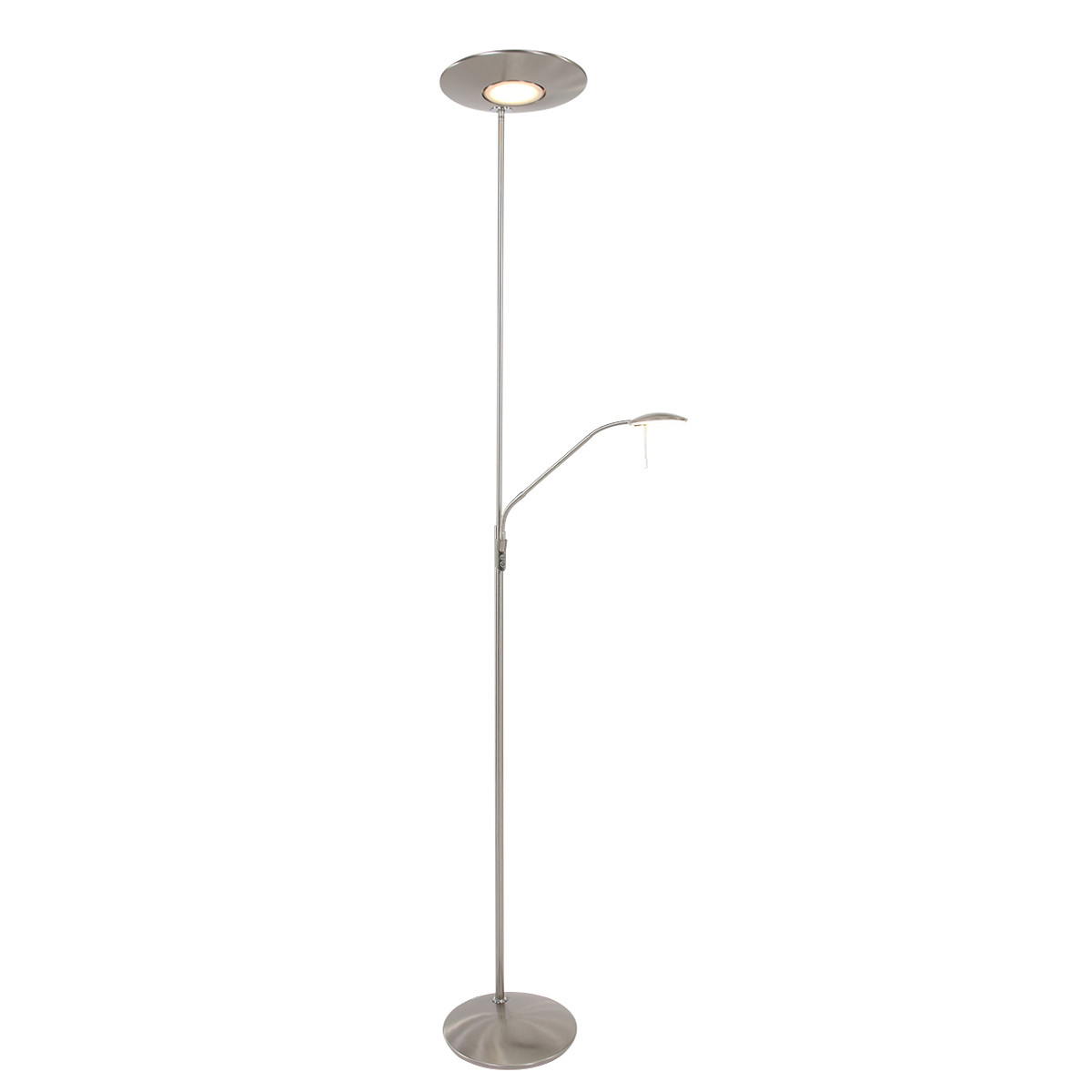 Lampadaire classique Steinhauer Zodiac acier – Image 2