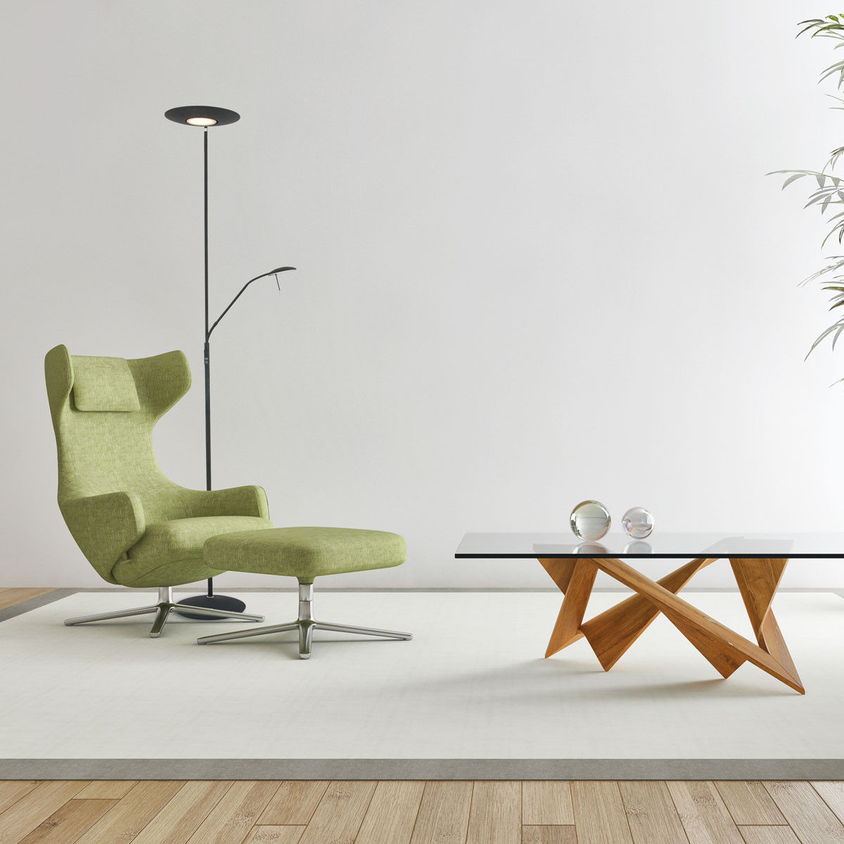 Lampadaire classique Steinhauer Zodiac noir – Image 3