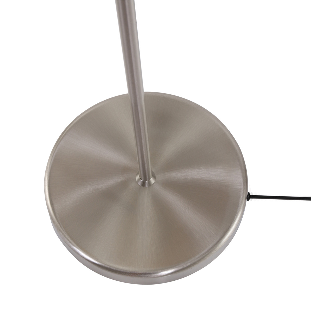 Lampadaire moderne en acier avec abat-jour en lin Mexlite Bella – Image 5