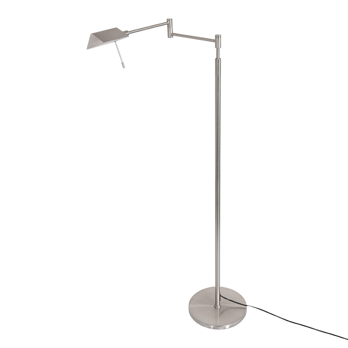 Lampadaire design dimmable Steinhauer Retina acier – Image 2
