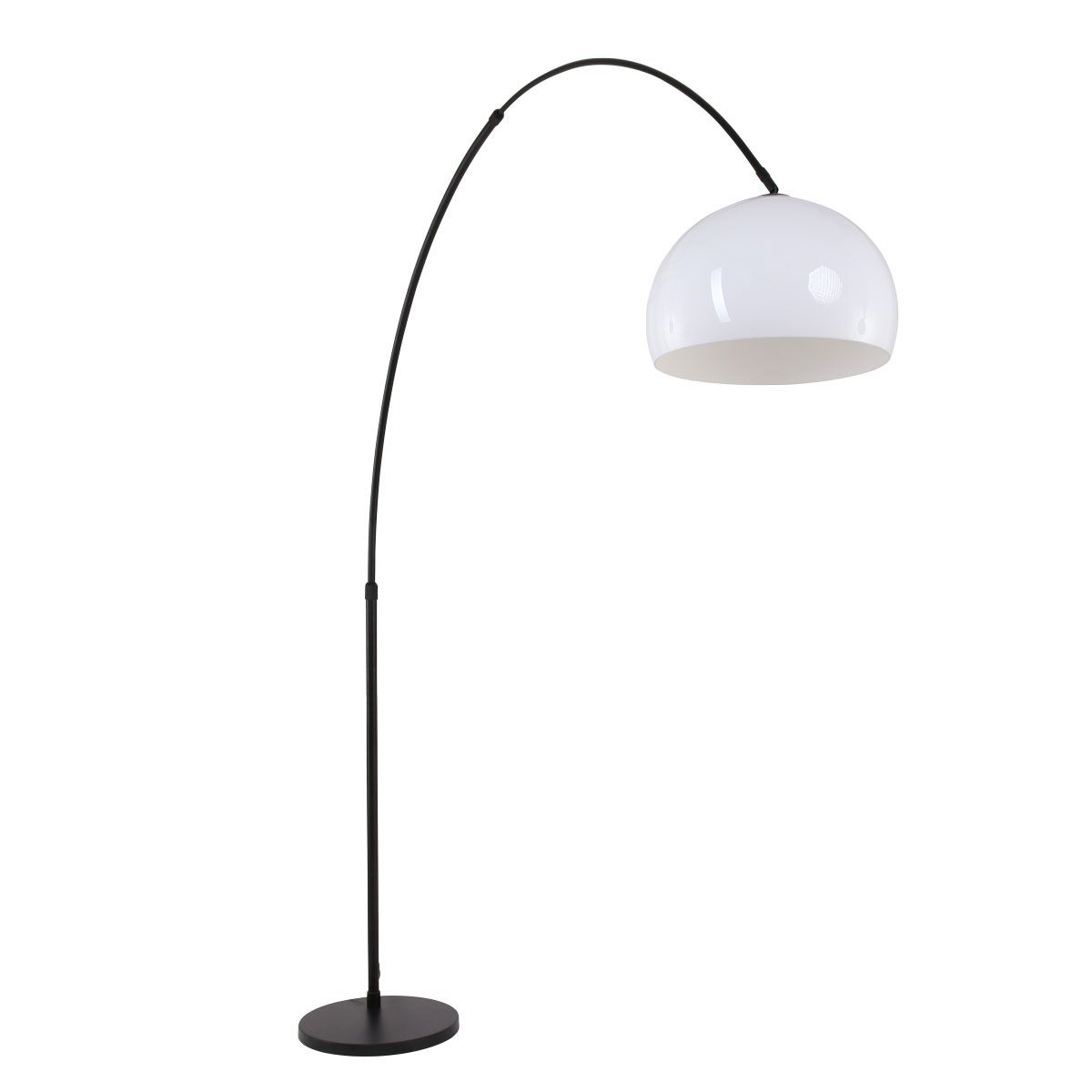 Lampadaire design en arc Steinhauer Sparkled light noir – Image 16