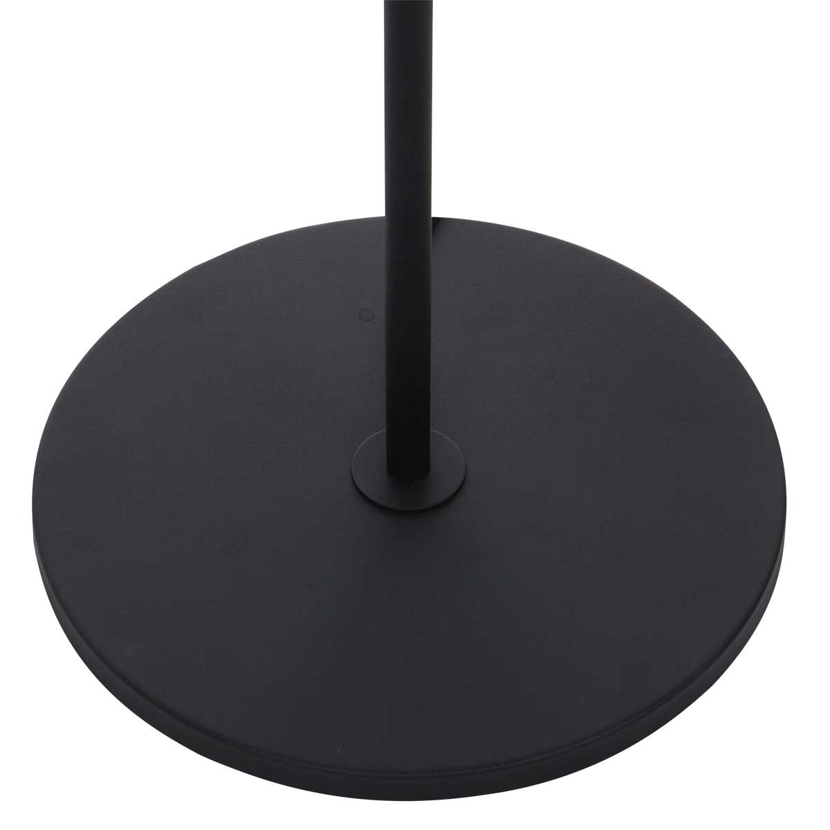Lampadaire design noir abat-jour raphia Steinhauer Linstrom naturel et noir – Image 9