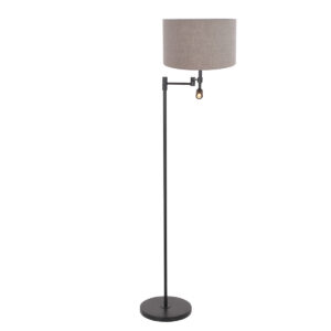 lampadaire-design-steinhauer-stang-gris-et-noir-7179zw