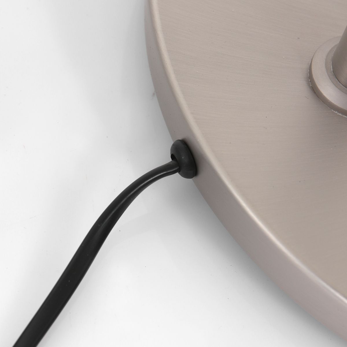 Lampadaire design verre transparent Steinhauer Turound noir – Image 11