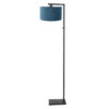 lampadaire-elegant-abat-jour-bleu-steinhauer-stang-noir-8222zw