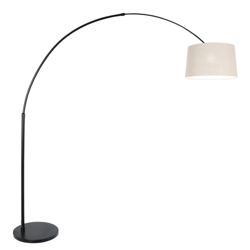 lampadaire-en-courbe-extensible-steinhauer-sparkled-light-noir-9830zw-2