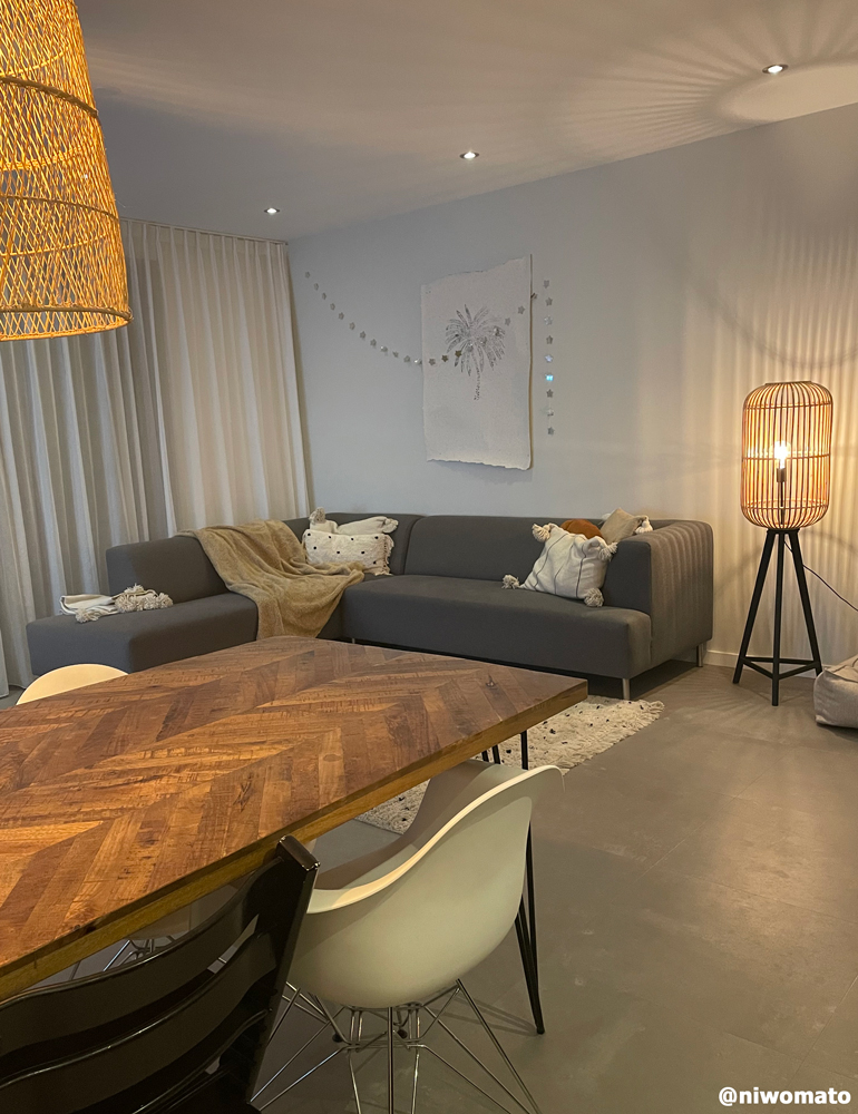 Lampadaire en rotin Tibana Light & Living marron – Image 3