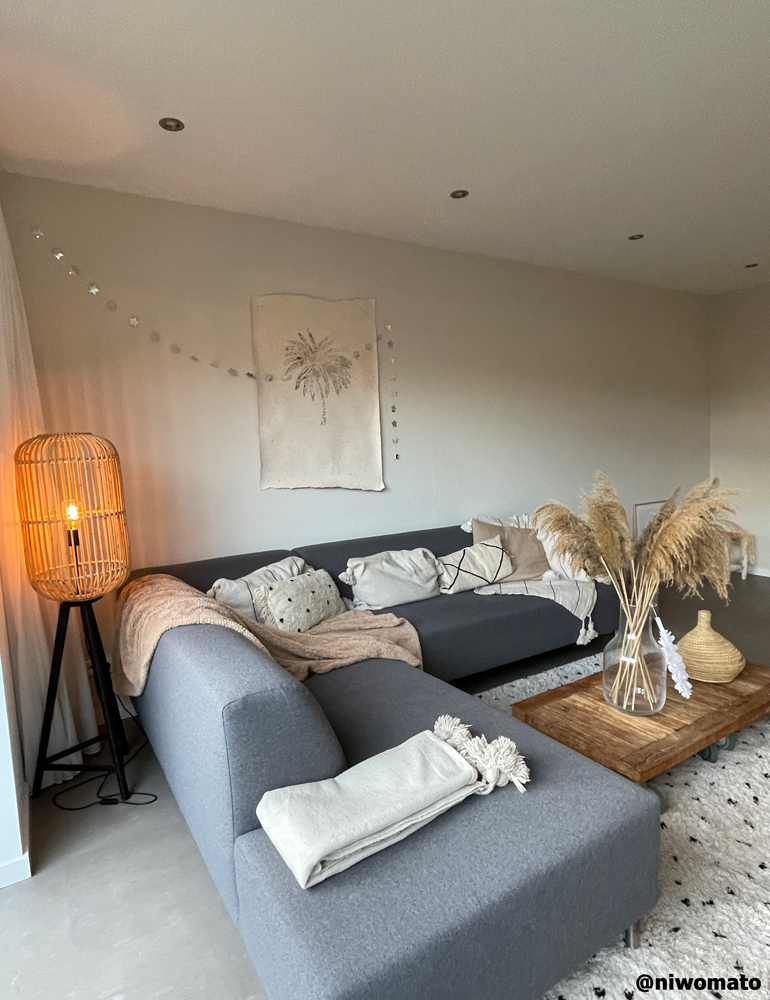 Lampadaire en rotin Tibana Light & Living marron – Image 5