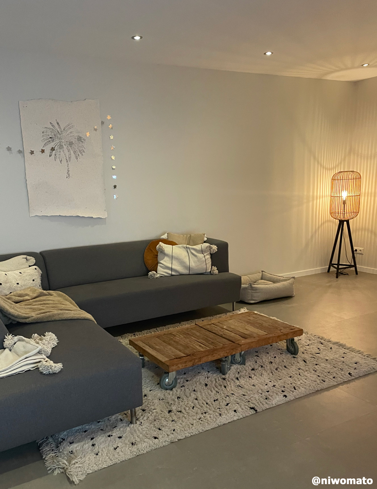 Lampadaire en rotin Tibana Light & Living marron – Image 6