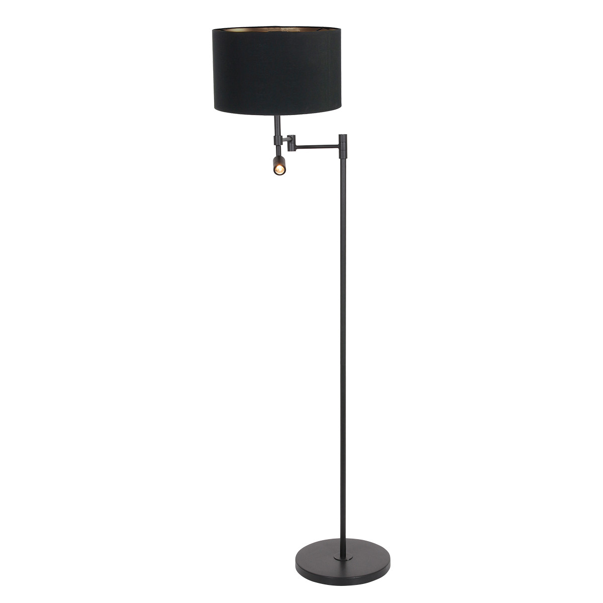 Lampadaire et liseuse Steinhauer Stang or et noir – Image 2
