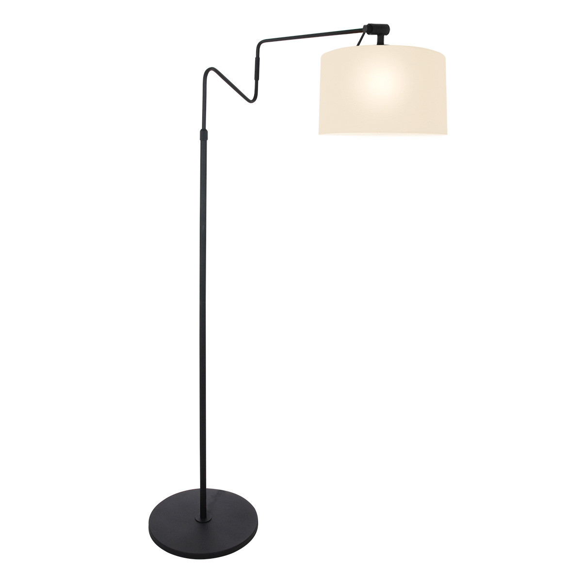 Lampadaire graphique Steinhauer Linstrøm opaque et noir – Image 2