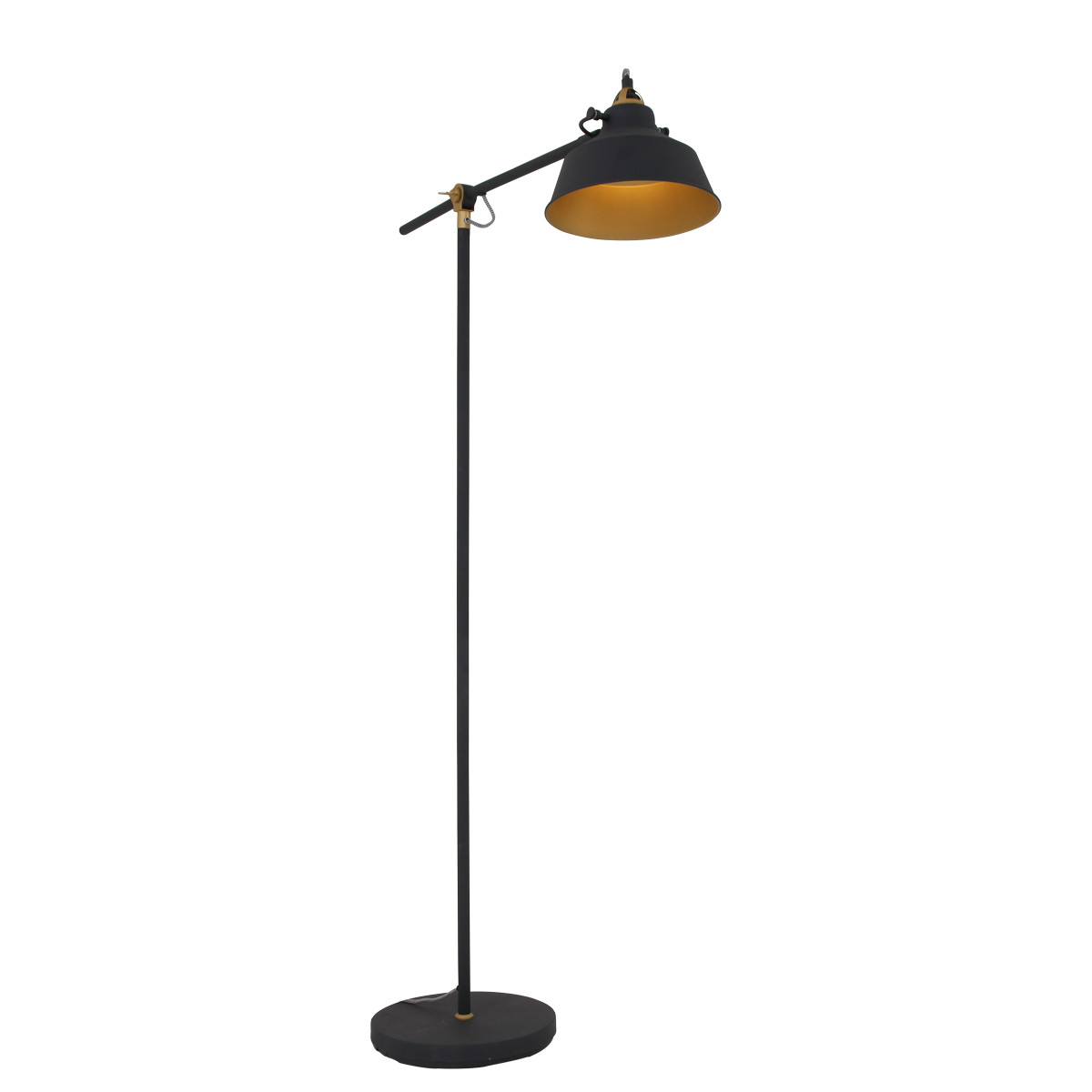 Lampadaire avec détails dorés Mexlite Nove – Image 2