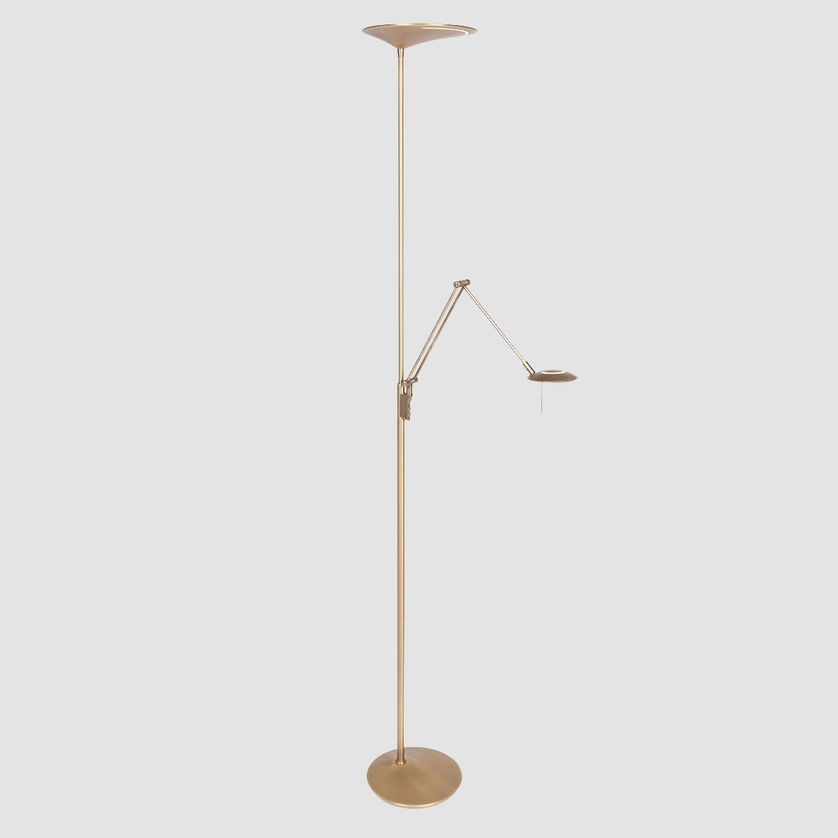 Lampadaire LED avec lampe de lecture Steinhauer Zodiac bronze – Image 20