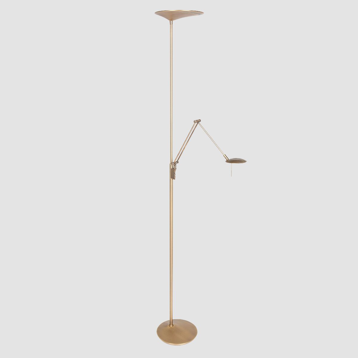 Lampadaire LED avec lampe de lecture Steinhauer Zodiac bronze – Image 21