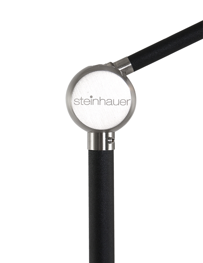 Lampadaire LED design noir aux bras articulés Steinhauer Punkt led chrome et noir – Image 12