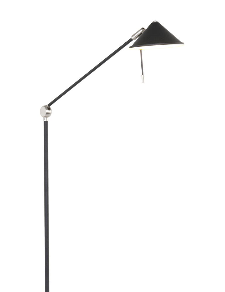 Lampadaire LED design noir aux bras articulés Steinhauer Punkt led chrome et noir – Image 16