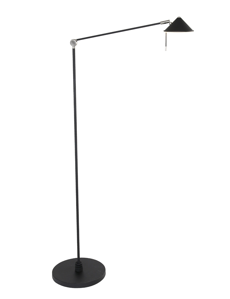 Lampadaire LED design noir aux bras articulés Steinhauer Punkt led chrome et noir – Image 2