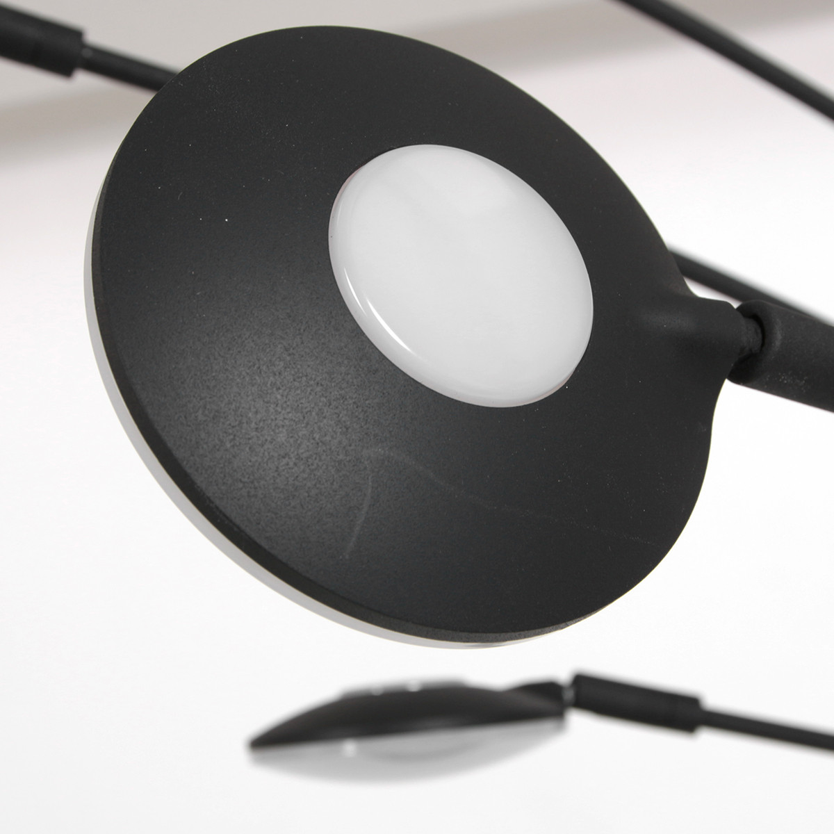 Lampadaire moderne en métal noir Mexlite Synna – Image 12