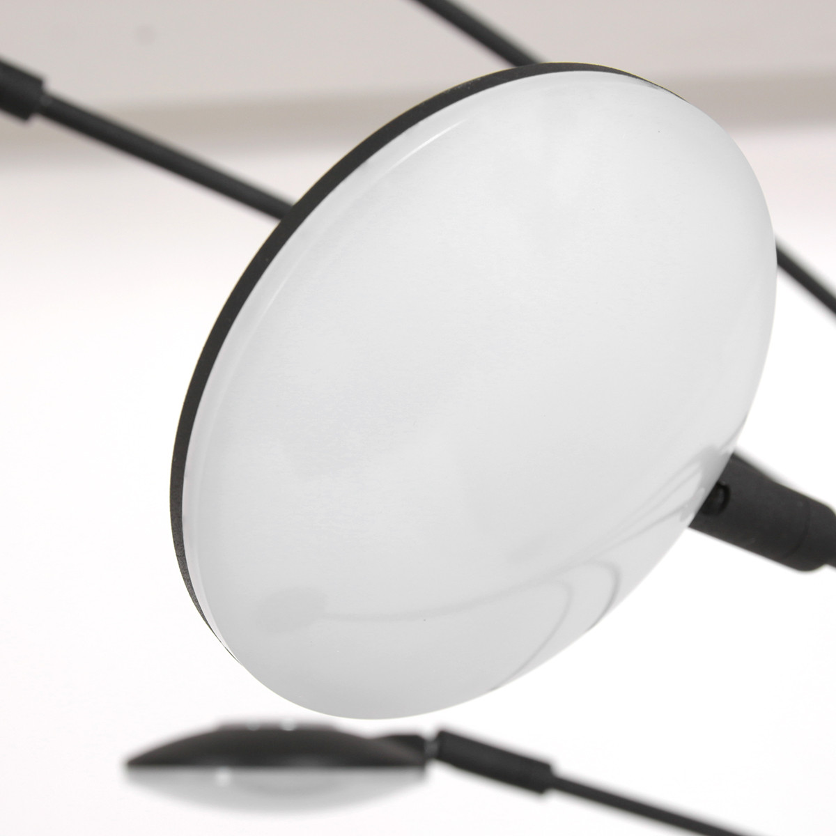 Lampadaire moderne en métal noir Mexlite Synna – Image 13