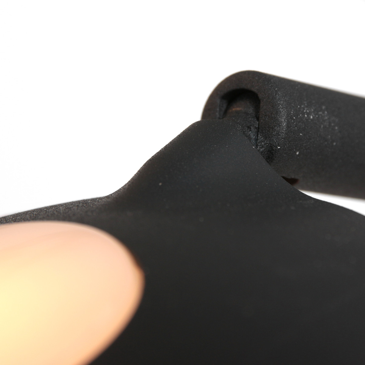 Lampadaire moderne en métal noir Mexlite Synna – Image 15