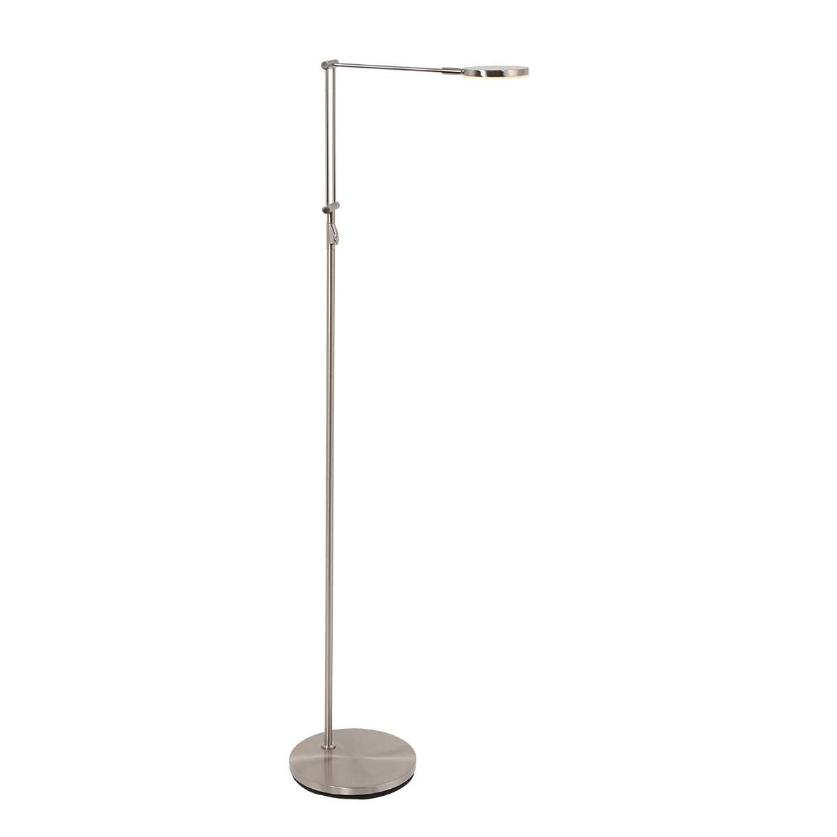 Lampadaire moderne réglable couleur acier Steinhauer Soleil – Image 10