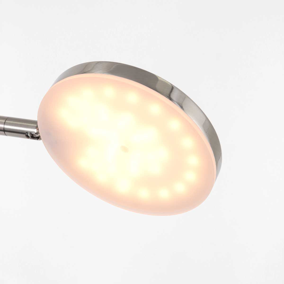 Lampadaire moderne réglable couleur acier Steinhauer Soleil – Image 14