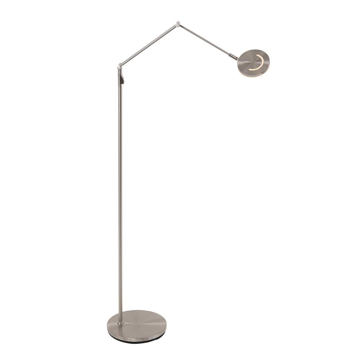 Lampadaire moderne réglable couleur acier Steinhauer Soleil – Image 18