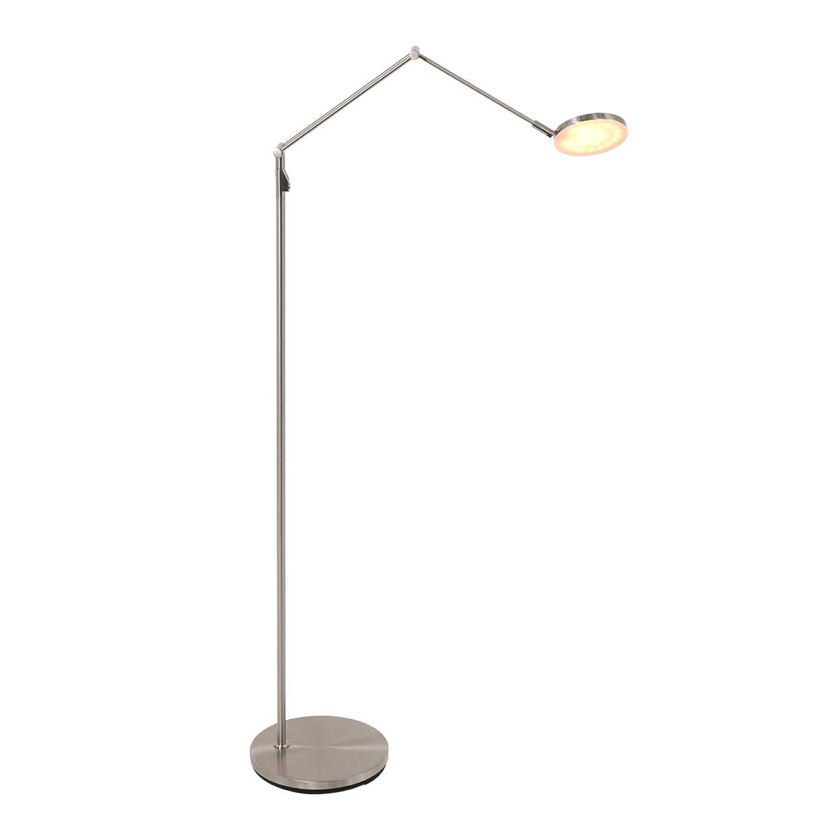 Lampadaire moderne réglable couleur acier Steinhauer Soleil – Image 19