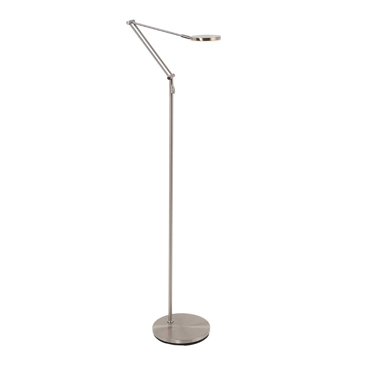 Lampadaire moderne réglable couleur acier Steinhauer Soleil – Image 2