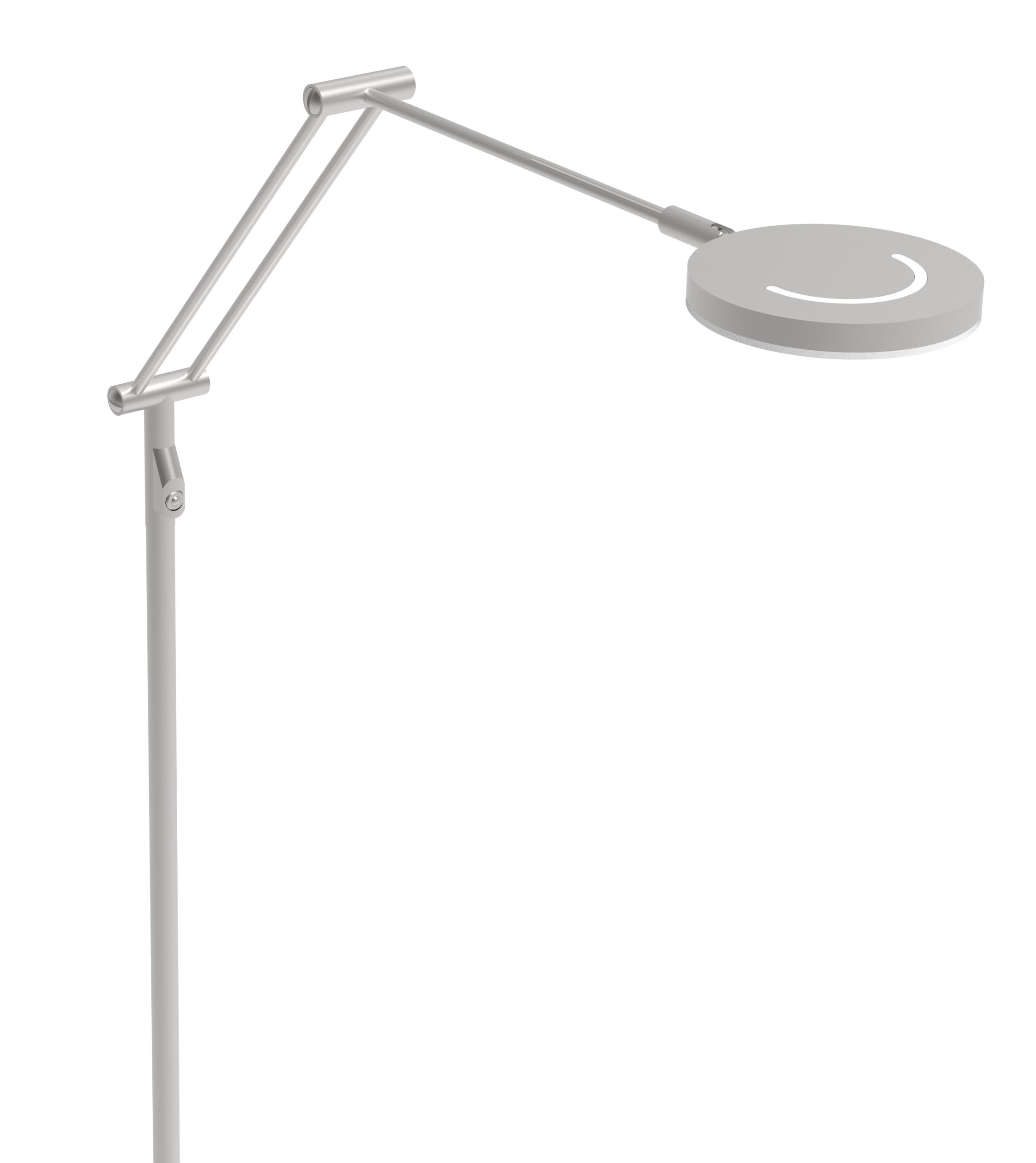Lampadaire moderne réglable couleur acier Steinhauer Soleil – Image 20