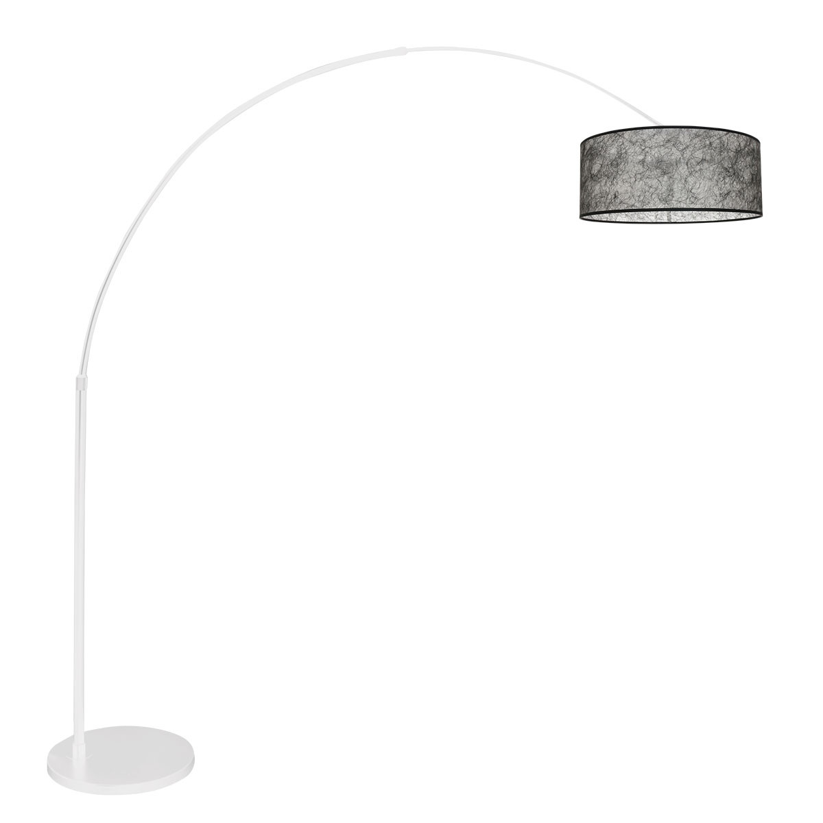 lampadaire-moderne-a-abat-jour-noir-steinhauer-sparkled-light-opaque-et-noir-7167w