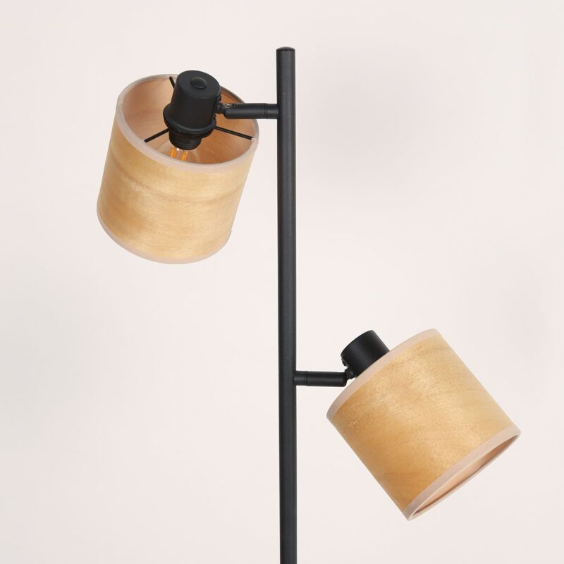 lampadaire-moderne-noir-a-deux-lumieres-steinhauer-bambus-3670zw-4