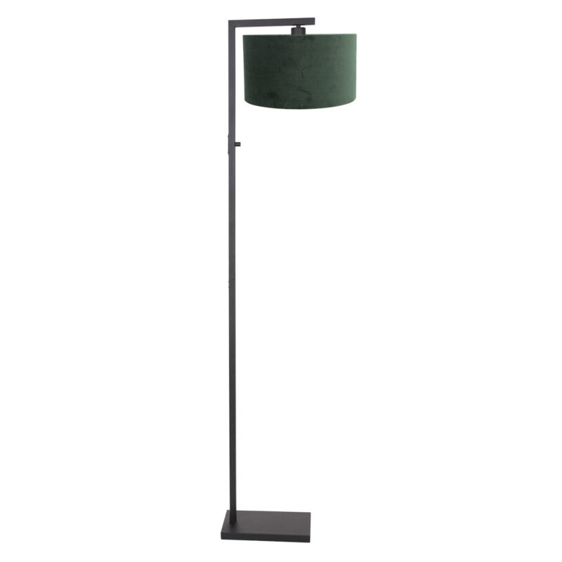 lampadaire-moderne-noir-abat-jour-vert-steinhauer-stang-8219zw-2