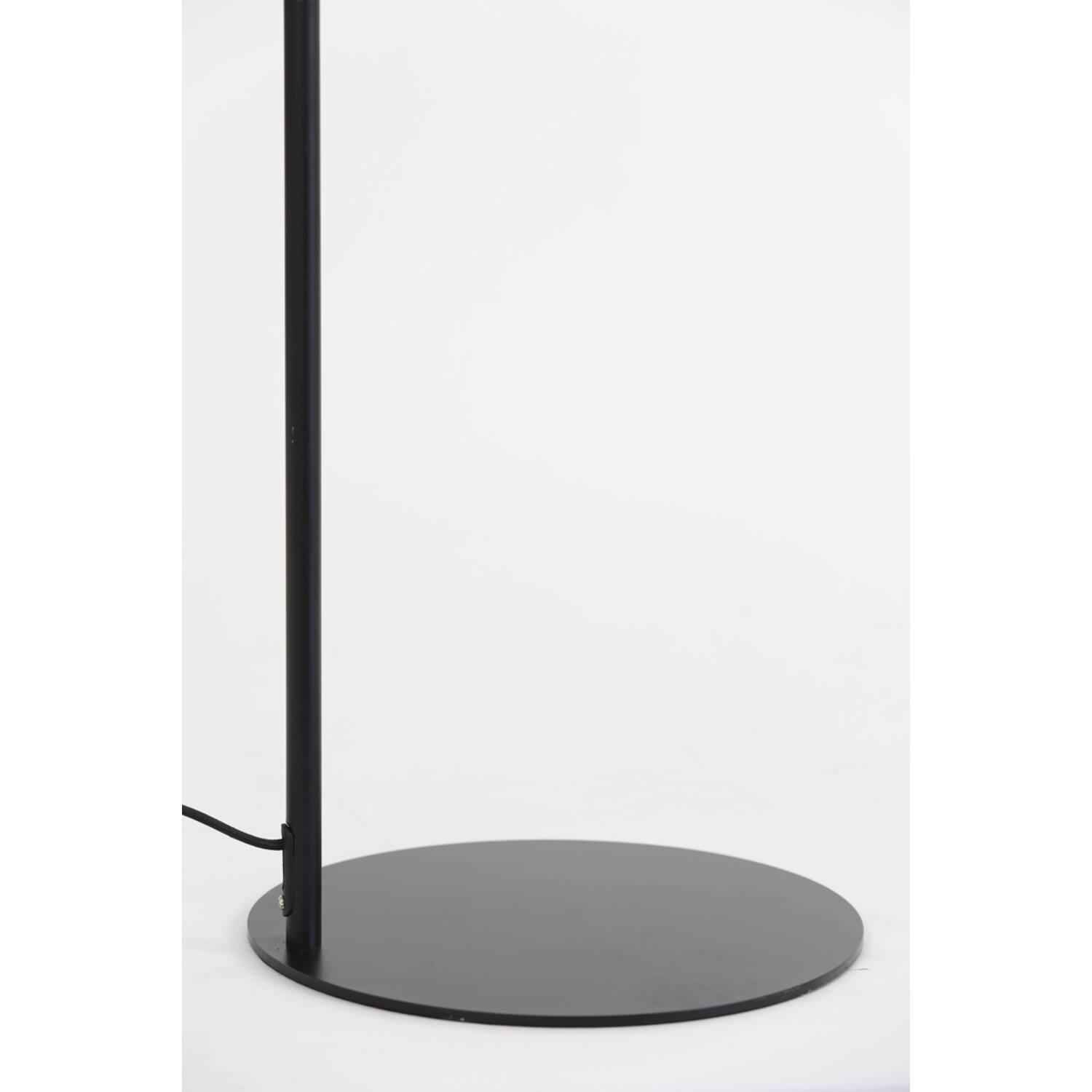 Lampadaire moderne noir avec abat-jour bombé Light & Living Mette – Image 6