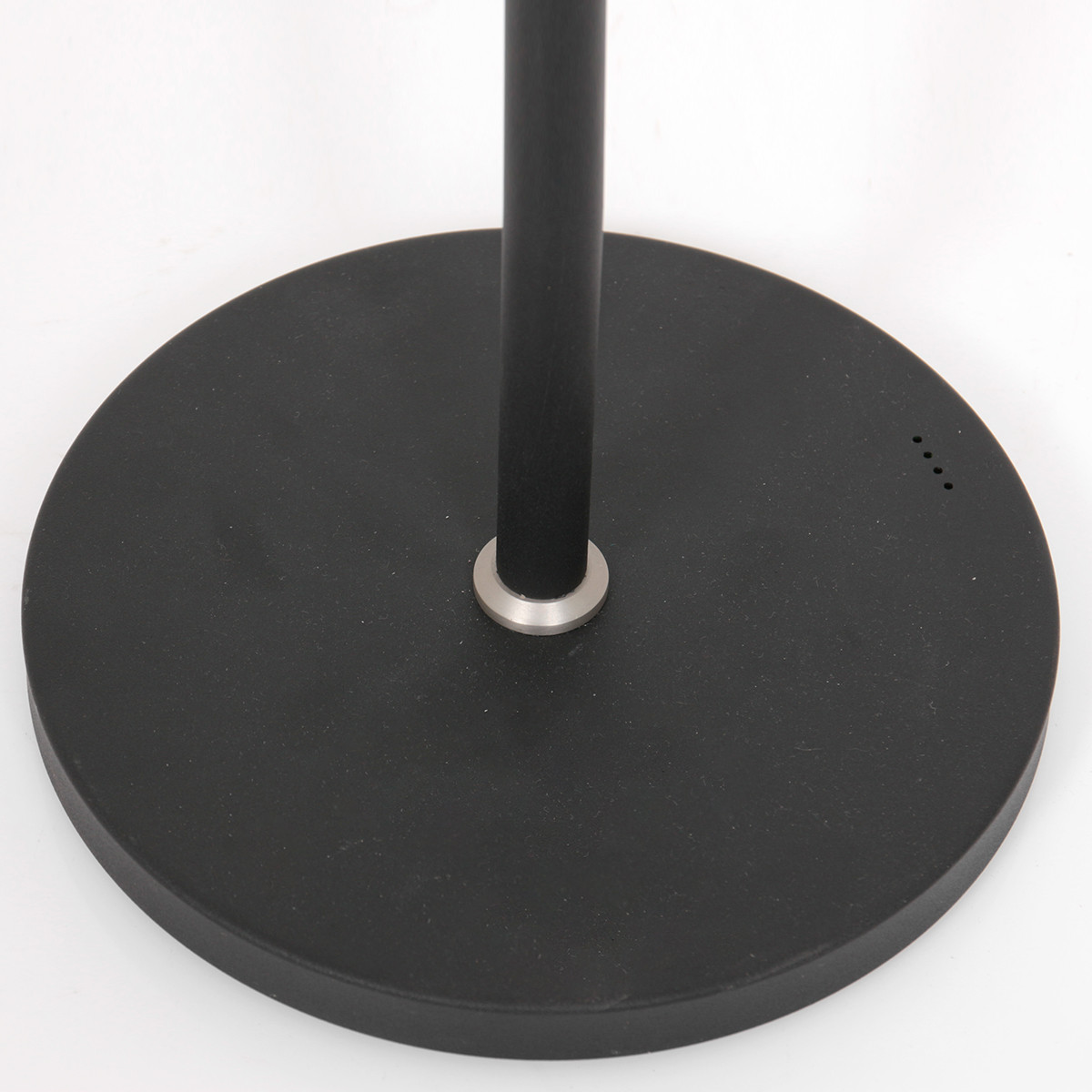 Lampadaire moderne noir avec abat-jour rond Steinhauer Soleil noir – Image 16