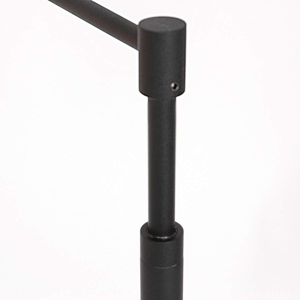 Lampadaire moderne noir avec abat-jour rond Steinhauer Soleil noir – Image 6