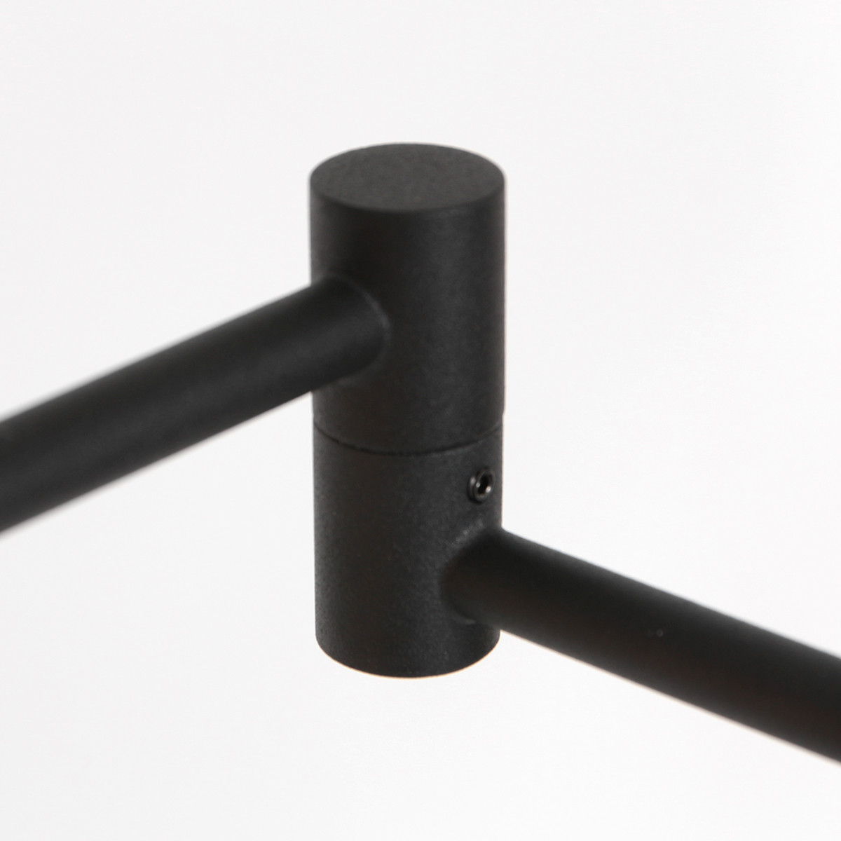 Lampadaire moderne noir avec abat-jour rond Steinhauer Soleil noir – Image 7