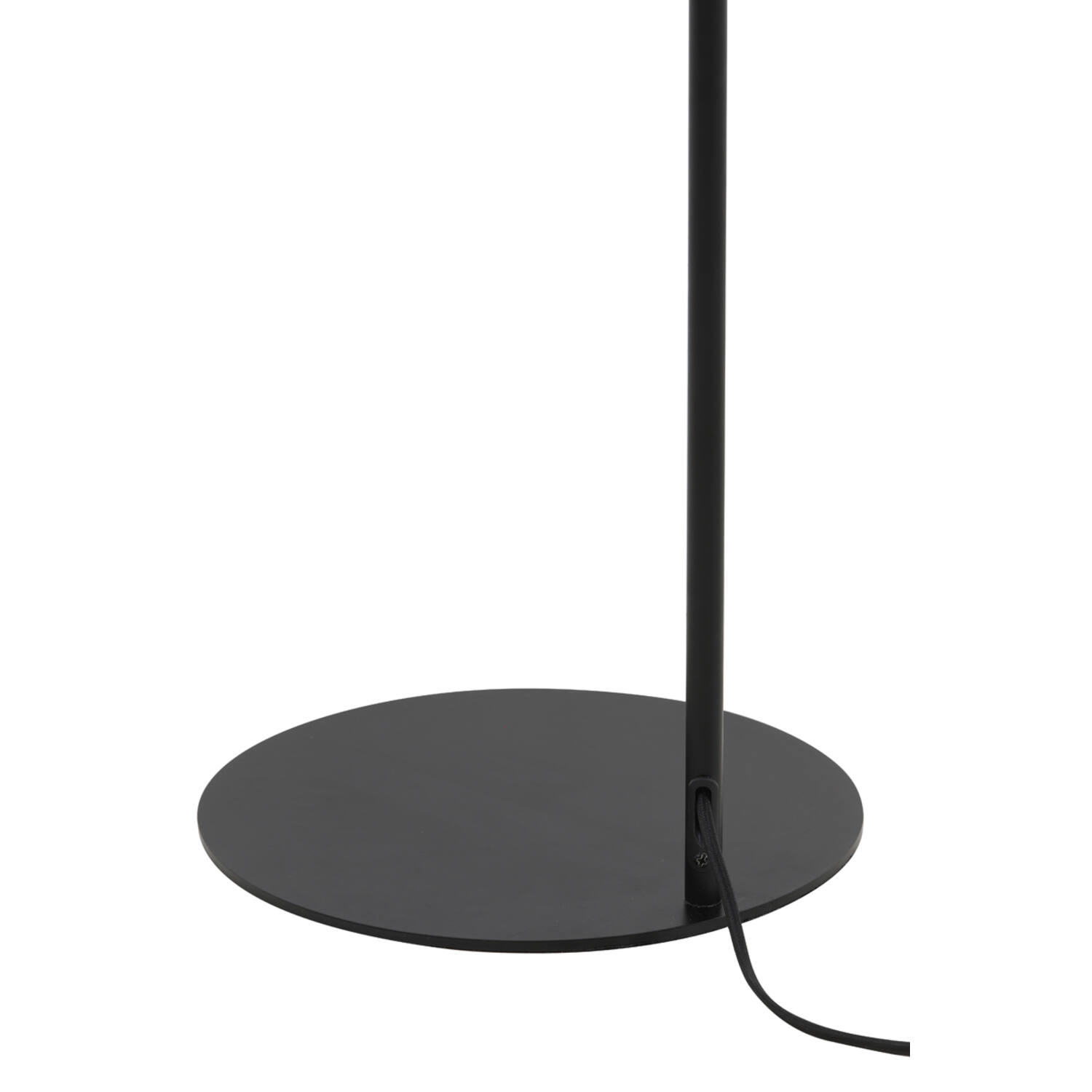 Lampadaire moderne noir avec globe en verre Light & Living Rakel – Image 4
