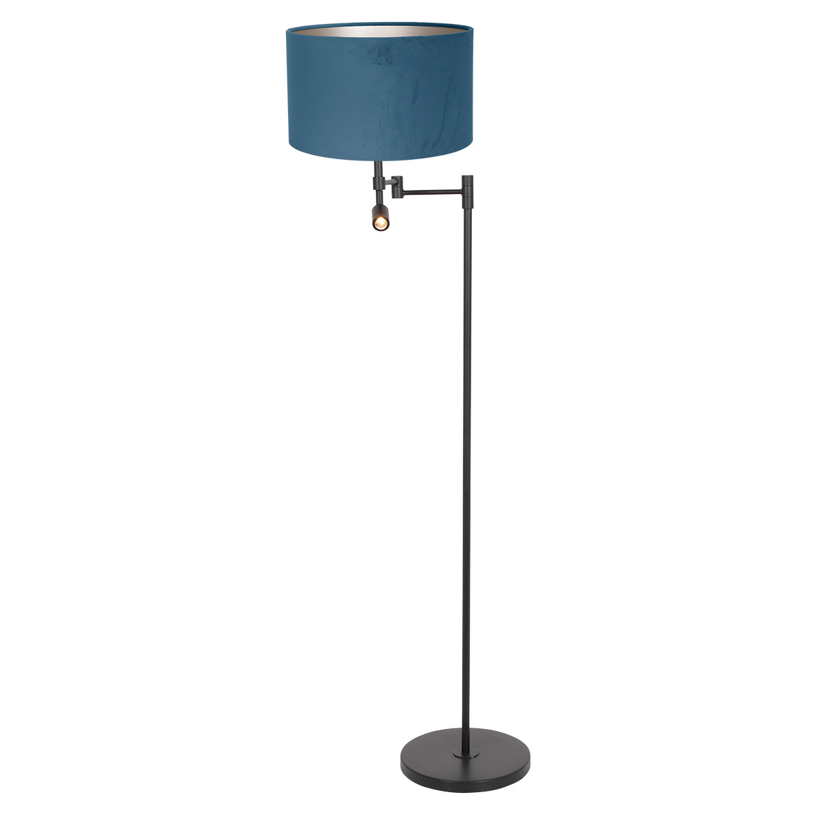 Lampadaire moderne Steinhauer Stang liseuse bleu et noir – Image 2