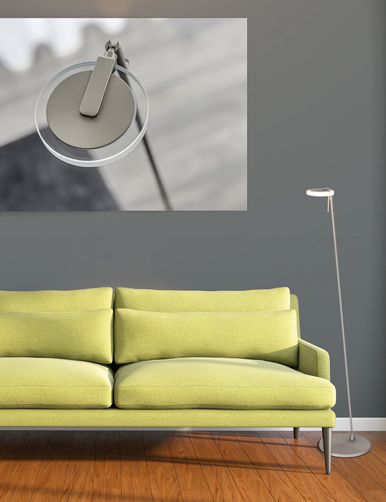 Lampadaire moderne Steinhauer Turound en acier – Image 2