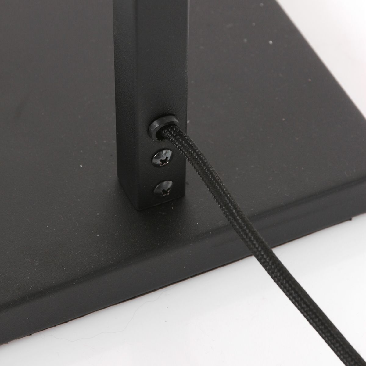 Lampadaire noir abat-jour beige Steinhauer Stang – Image 11