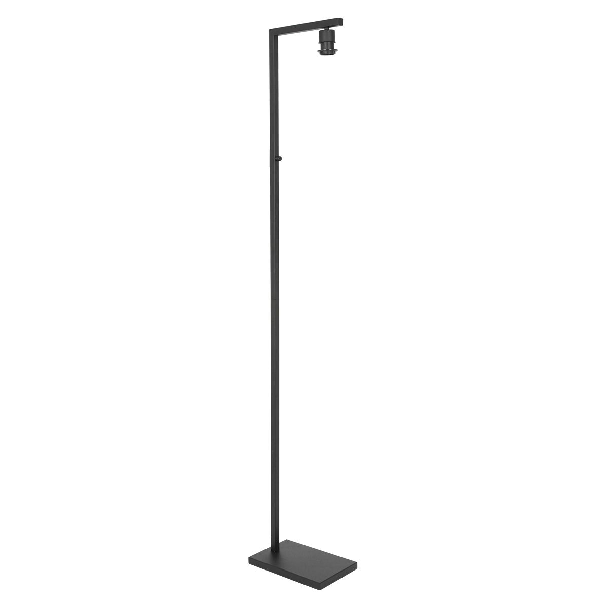 Lampadaire noir abat-jour beige Steinhauer Stang – Image 3