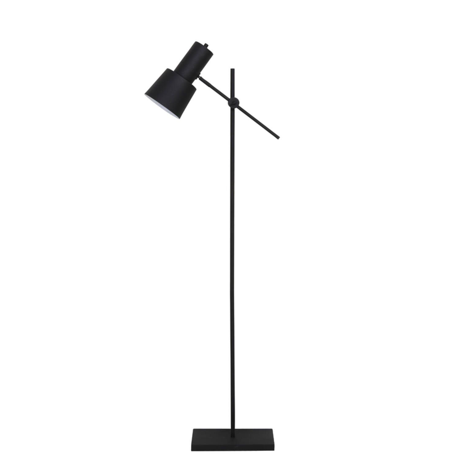 Lampadaire noir moderne avec spot Light & Living Preston – Image 2