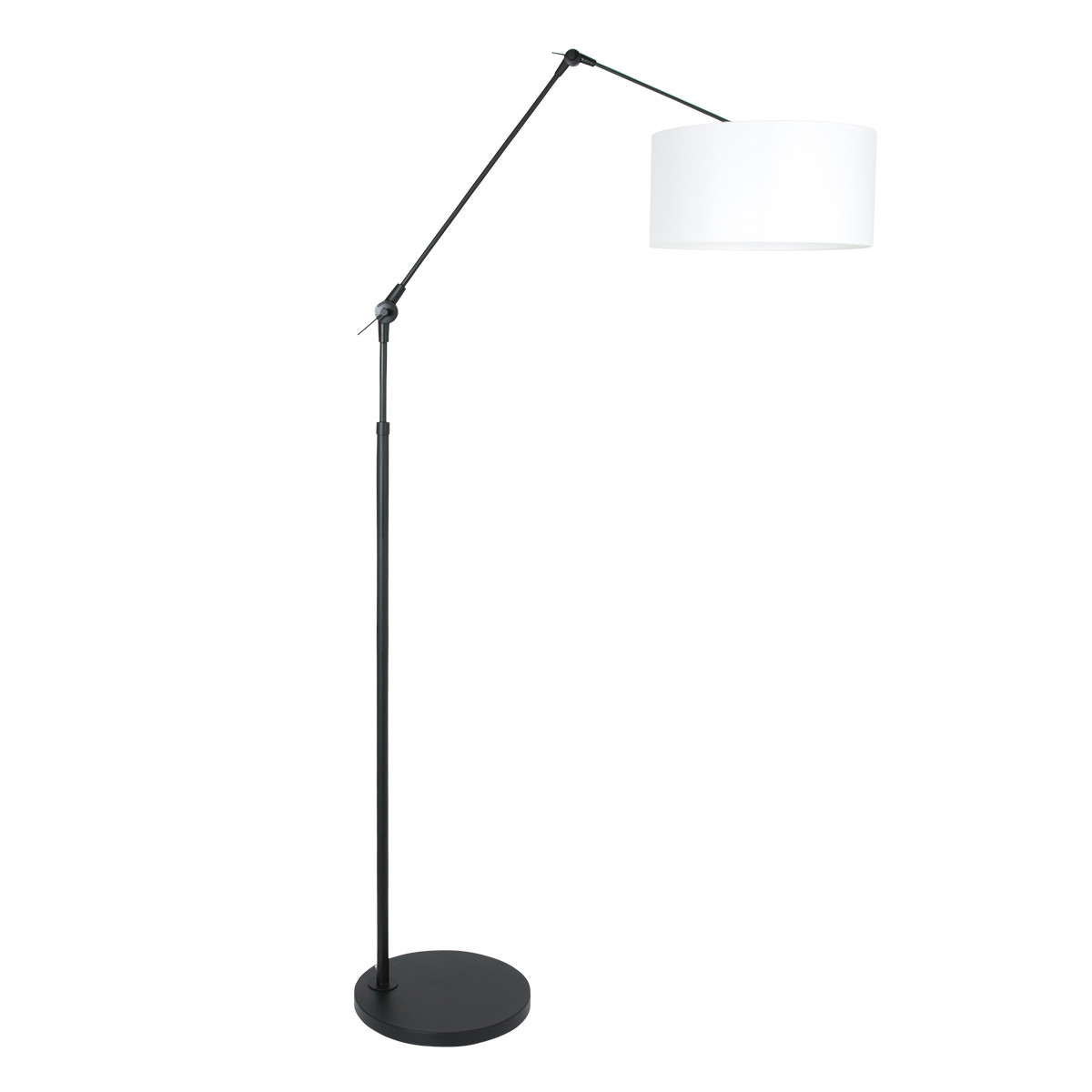 lampadaire-orientable-avec-abat-jour-blanc-steinhauer-prestige-chic-noir-8112zw