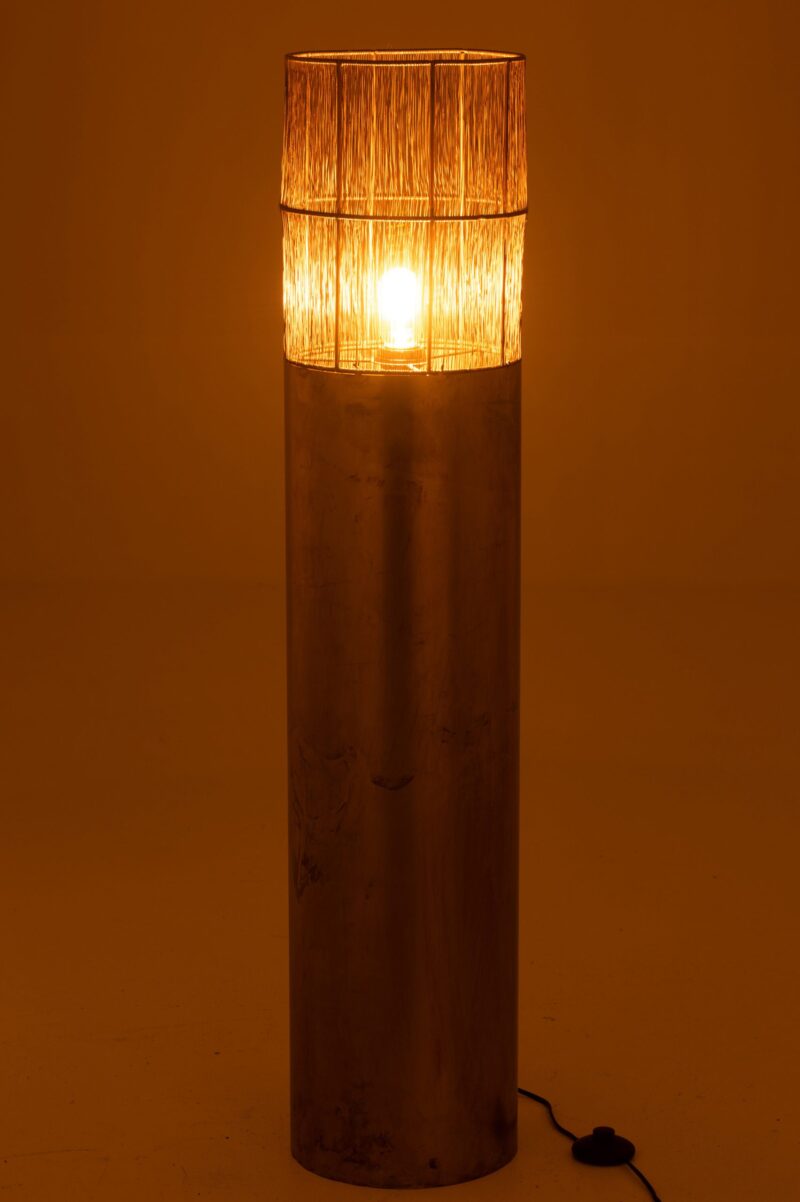 lampadaire-rustique-dore-et-marron-jolipa-nona-17251-4